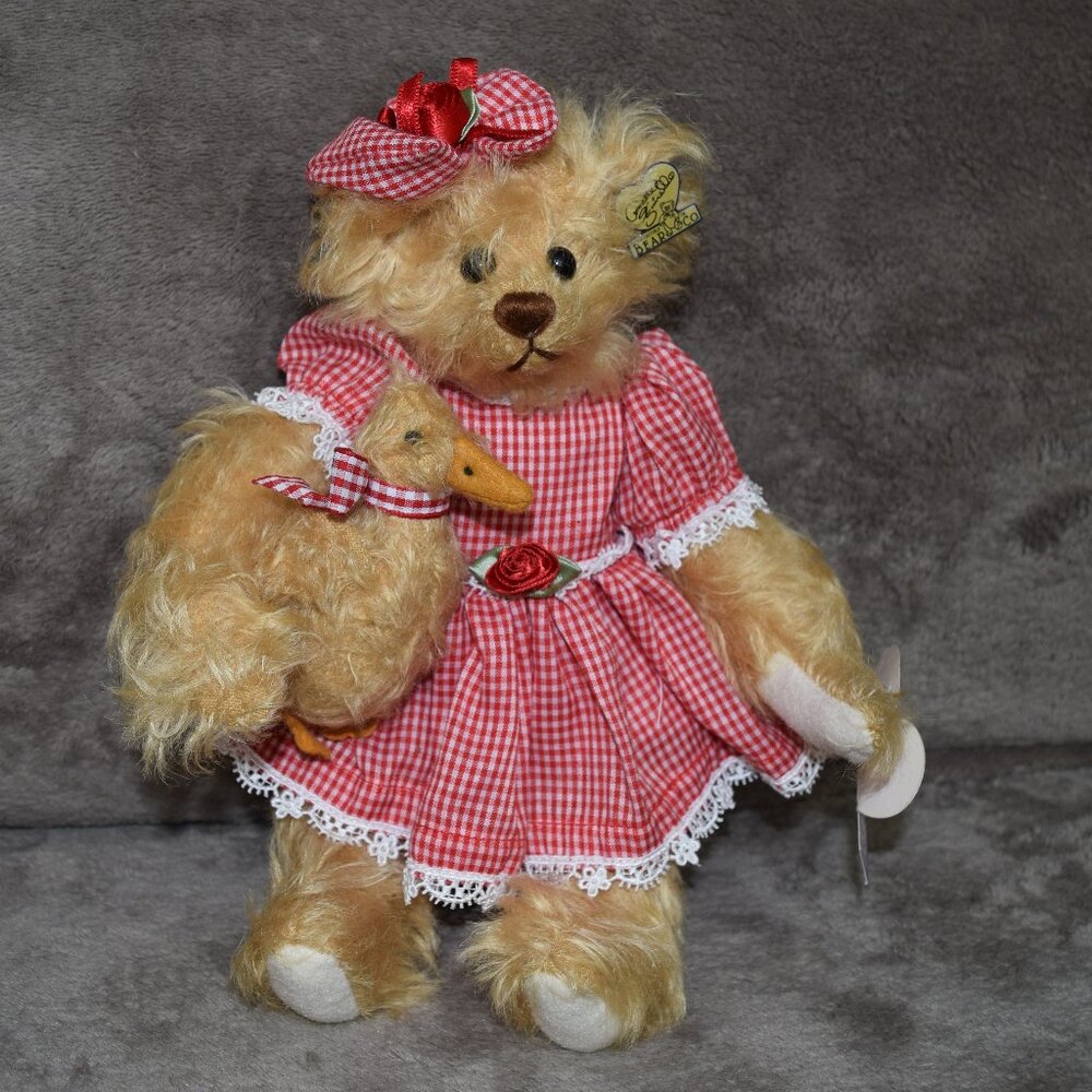 Vintage Annette Funicello Mohair Bear Frankie And Drake With COA And Tags
